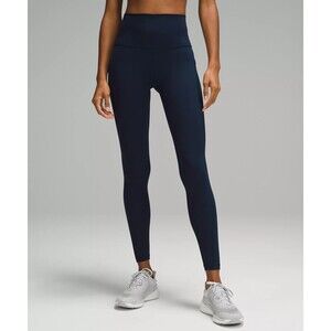 NEW Lululemon Wunder Train High-Rise Tight  0 with Pockets 25  True Navy